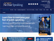 Tablet Screenshot of nofearspeaking.com